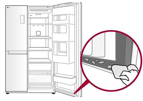 냉장고 문 안닫힘 문이 잘 안닫힐때 해결방법